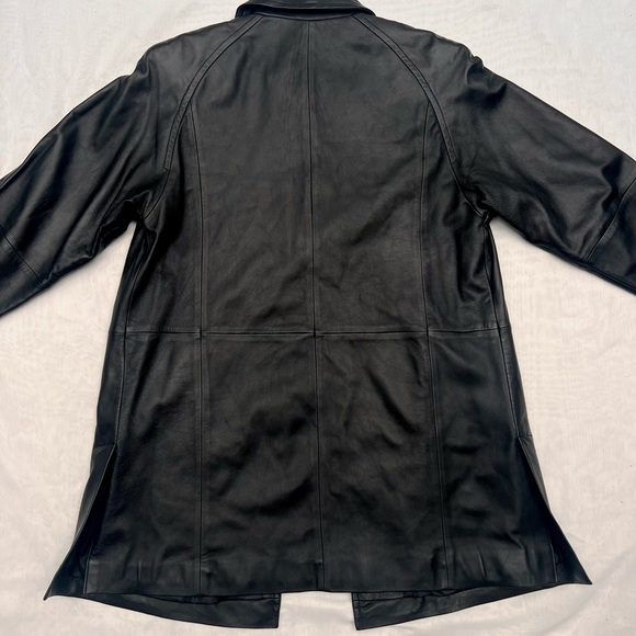 Long Leather Jacket - Picture 3 of 4